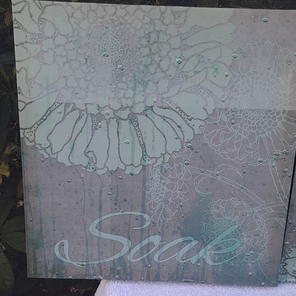 Floral Wall Art Set with Inspirational Words - Picture 3 of 6